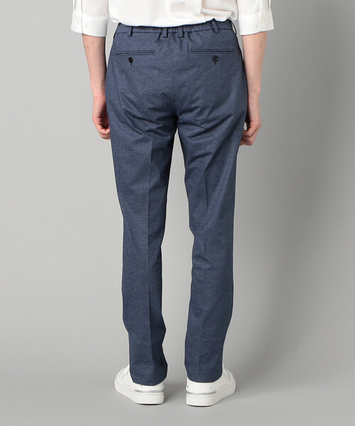 COMME CA MEN（コムサメン）の「【セットアップ対応】エアードットジャージープリント テーパードパンツ（スラックス・メンズ・ネイビー/チャコールグレー・M/S/L）」の14枚目の写真