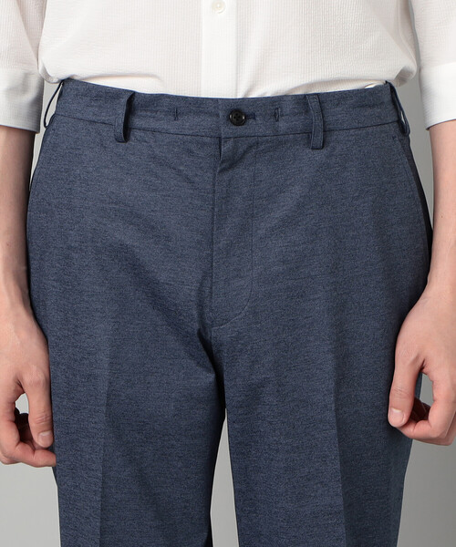 COMME CA MEN（コムサメン）の「【セットアップ対応】エアードットジャージープリント テーパードパンツ（スラックス・メンズ・ネイビー/チャコールグレー・M/S/L）」の15枚目の写真