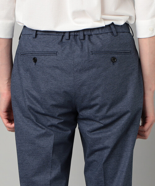 COMME CA MEN（コムサメン）の「【セットアップ対応】エアードットジャージープリント テーパードパンツ（スラックス・メンズ・ネイビー/チャコールグレー・M/S/L）」の16枚目の写真