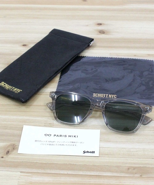 schott（ショット）の「サングラス NOAH/ノア（サングラス・メンズ・チャコールグレー/ブラック/ブラウン・FREE）」の3枚目の写真