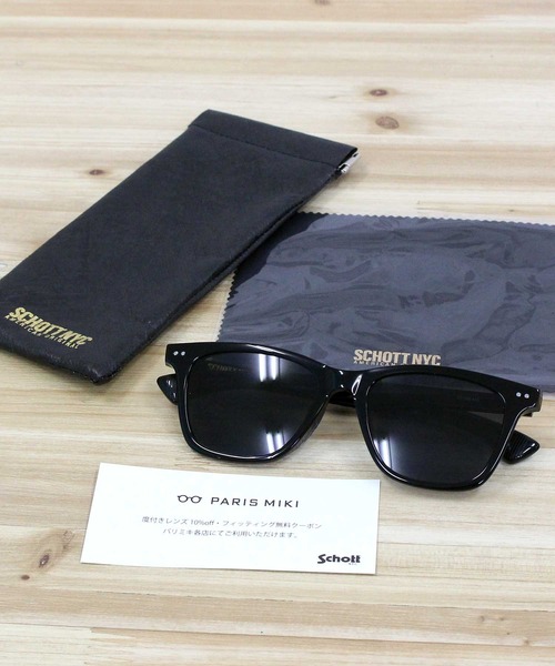 schott（ショット）の「サングラス NOAH/ノア（サングラス・メンズ・チャコールグレー/ブラック/ブラウン・FREE）」の2枚目の写真