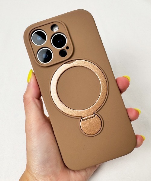 Fun & Daily（ファンアンドデイリー）の「Magsafe対応 Mat Color iPhone case 15 16 17 Pro ProMax / アイフォン（スマホケース/カバー・レディース・グレー/ブラック/パープル/ブラウン・iPhone 16 Pro Max/iPhone 16 Pro/iPhone 16/iPhone 15/iPhone 15 Pro/iPhone 15 Pro Max/iPhone 17 Pro Max/iPhone 17 Pro/iPhone 17）」の15枚目の写真