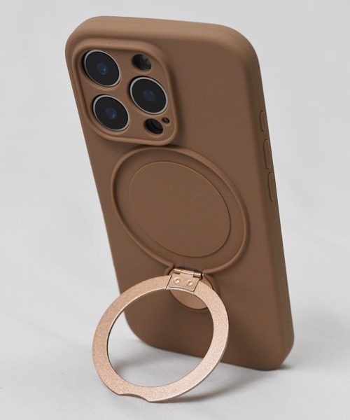 Fun & Daily（ファンアンドデイリー）の「Magsafe対応 Mat Color iPhone case 15 16 17 Pro ProMax / アイフォン（スマホケース/カバー・レディース・グレー/ブラック/パープル/ブラウン・iPhone 16 Pro Max/iPhone 16 Pro/iPhone 16/iPhone 15/iPhone 15 Pro/iPhone 15 Pro Max/iPhone 17 Pro Max/iPhone 17 Pro/iPhone 17）」の14枚目の写真