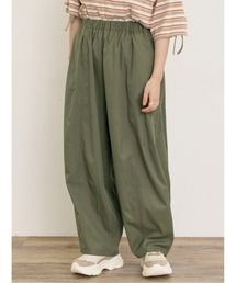 Samansa Mos2 | スパンライクボーイフレンドワイドパンツ(スラックス)