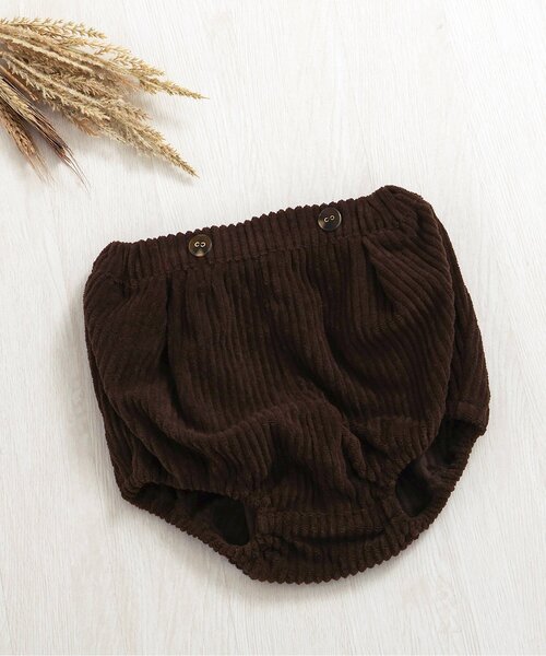 apres les cours(アプレレクール)の「コールテンブルマ(その他ベビーウェア・キッズ・ブラウン・80)」の1枚目の写真