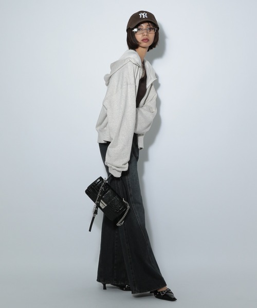 PAGEBOY（ページボーイ）の「リバーシブルブルゾン（ブルゾン・レディース・オートミール/ブラック・FREE）」の12枚目の写真