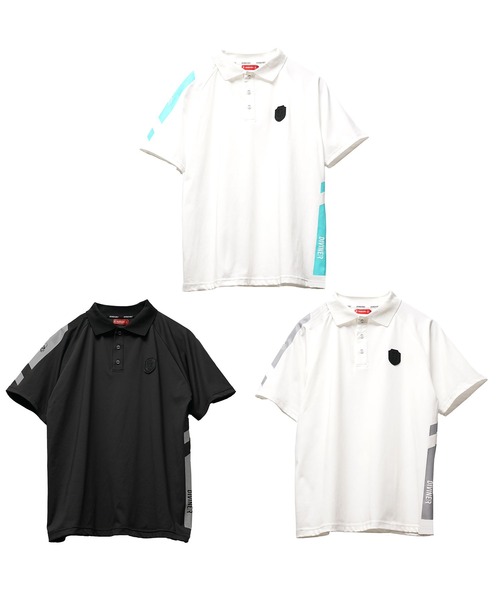 HYPE GOLF ハイプゴルフ 半袖 Tシャツ L ホワイト ワンポイント Dot motif mockneck top WHITE – HYPEGOLF ONLINE STORE