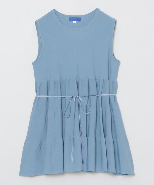 BLUE LABEL CRESTBRIDGE(ブルーレーベルクレストブリッジ)の「ライトコットンポリティアードニット(Tシャツ/カットソー・レディース・オフホワイト/ブルー/ダークネイビー・38)」の11枚目の写真