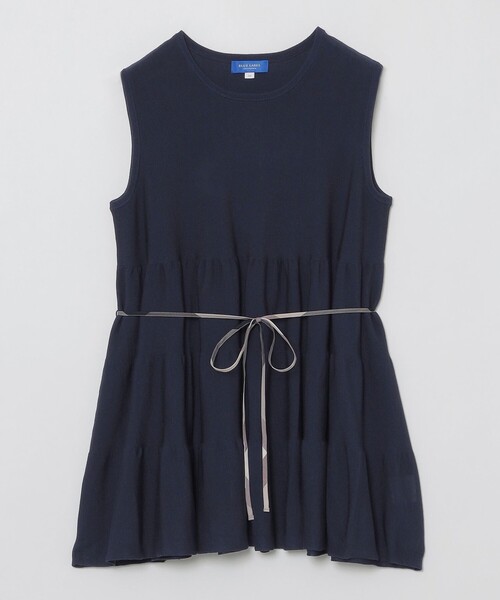 BLUE LABEL CRESTBRIDGE(ブルーレーベルクレストブリッジ)の「ライトコットンポリティアードニット(Tシャツ/カットソー・レディース・オフホワイト/ブルー/ダークネイビー・38)」の15枚目の写真