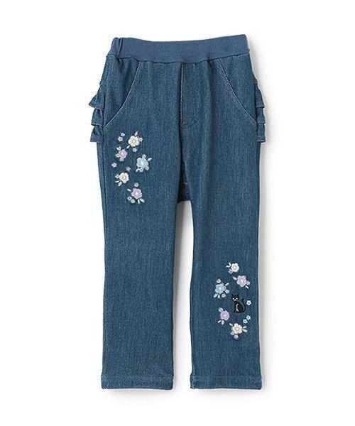 セール】花ネコ刺しゅうカットパンツ（その他パンツ）｜ANNA SUI mini