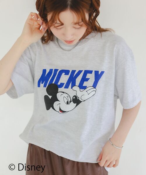 le.coeur blanc(ルクールブラン)の「GOOD ROCK SPEED/MICKEY/Tシャツ(Tシャツ/カットソー・レディース・ライトグレー・38)」の14枚目の写真
