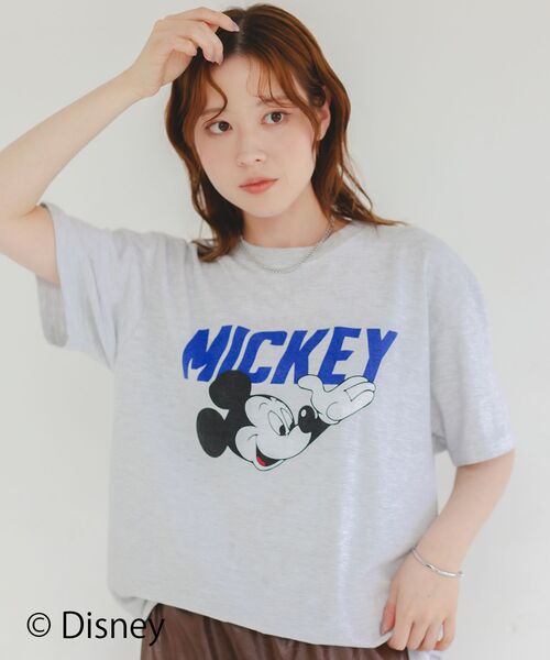 le.coeur blanc(ルクールブラン)の「GOOD ROCK SPEED/MICKEY/Tシャツ(Tシャツ/カットソー・レディース・ライトグレー・38)」の15枚目の写真