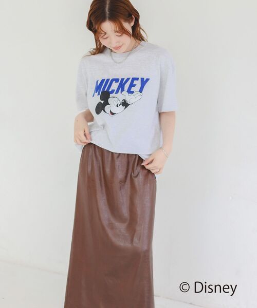 le.coeur blanc(ルクールブラン)の「GOOD ROCK SPEED/MICKEY/Tシャツ(Tシャツ/カットソー・レディース・ライトグレー・38)」の3枚目の写真
