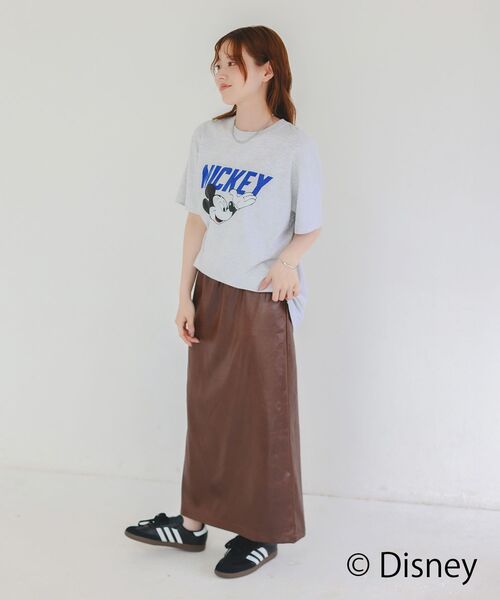le.coeur blanc(ルクールブラン)の「GOOD ROCK SPEED/MICKEY/Tシャツ(Tシャツ/カットソー・レディース・ライトグレー・38)」の4枚目の写真