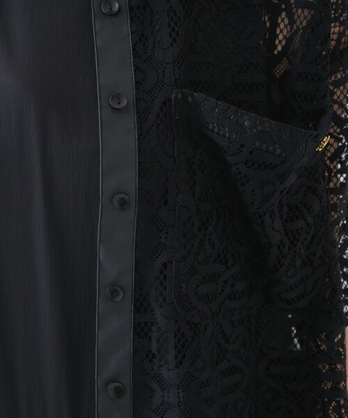 cloenc（クロエンス）の「【手洗い可】レースポロシャツ（シャツ/ブラウス・レディース・ホワイト系4/ブラック系3・02）」の18枚目の写真