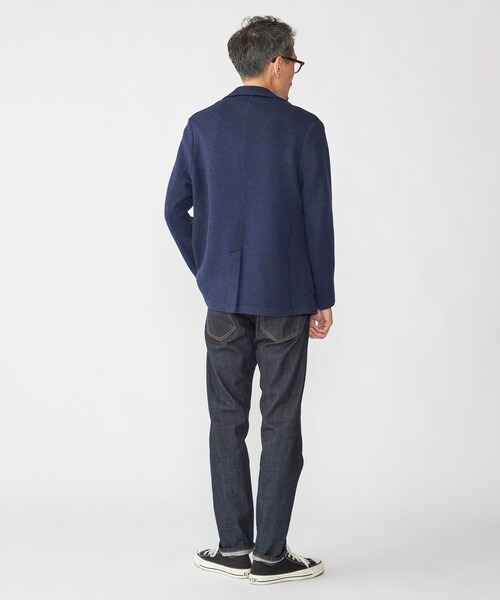 SHIPS: TEXBRID(R) コットン ジャカード 2ボタン ジャケット