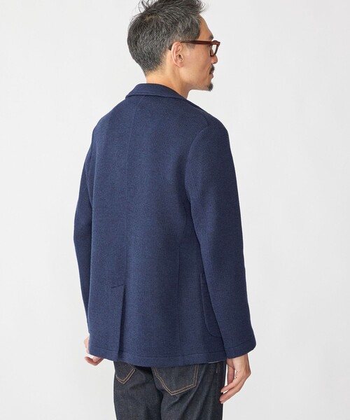 SHIPS: TEXBRID(R) コットン ジャカード 2ボタン ジャケット