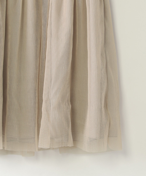 ikka（イッカ）の「チュールスカートドッキングワンピース（120~160cm）（ワンピース・キッズ・ダークベージュ/ブラック・120/130/140/150/160）」の8枚目の写真