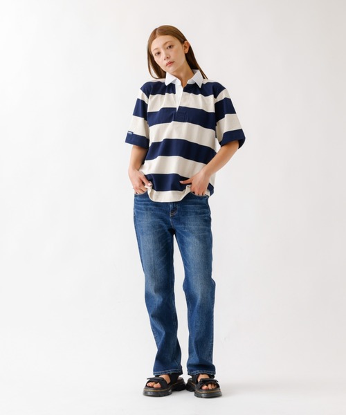 Barbarian（バーバリアン）の「【BARBARIAN/バーバリアン】JCSS S/S VSE/ライトウェイト/半袖ラグビーシャツ【WEB限定】（Tシャツ/カットソー・レディース・その他1/その他2/ネイビー/オフホワイト・フリー）」の13枚目の写真