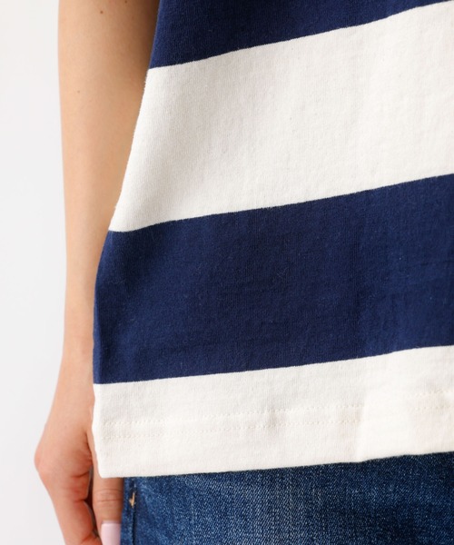 Barbarian（バーバリアン）の「【BARBARIAN/バーバリアン】JCSS S/S VSE/ライトウェイト/半袖ラグビーシャツ【WEB限定】（Tシャツ/カットソー・レディース・その他1/その他2/ネイビー/オフホワイト・フリー）」の22枚目の写真
