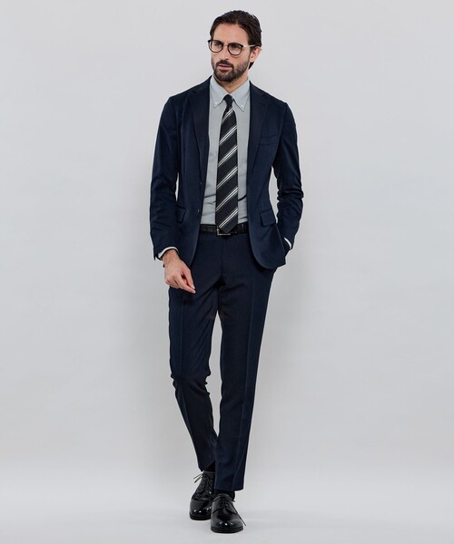 MACKINTOSH LONDON(マッキントッシュ ロンドン)の「【FLEX JERSEY】交編鹿の子ジャージーボタンダウンシャツ(シャツ/ブラウス・メンズ・グレー系その他/ホワイト/ブルー系その他4/パープル系その他2・S/XL/M/L)」の19枚目の写真