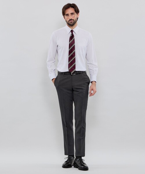 MACKINTOSH LONDON(マッキントッシュ ロンドン)の「【FLEX JERSEY】交編鹿の子ジャージーボタンダウンシャツ(シャツ/ブラウス・メンズ・グレー系その他/ホワイト/ブルー系その他4/パープル系その他2・S/XL/M/L)」の16枚目の写真