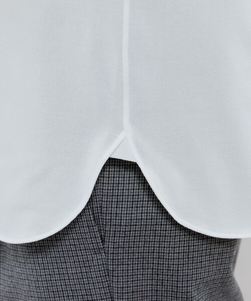 MACKINTOSH LONDON(マッキントッシュ ロンドン)の「【FLEX JERSEY】交編鹿の子ジャージーボタンダウンシャツ(シャツ/ブラウス・メンズ・グレー系その他/ホワイト/ブルー系その他4/パープル系その他2・S/XL/M/L)」の10枚目の写真