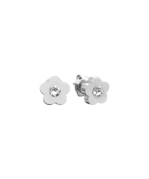 MARY QUANT(マリークワント)の「プチデイジーステンレス ピアス(ピアス(両耳用)・レディース・シルバー/ゴールド/ブラック・FREE)」の4枚目の写真