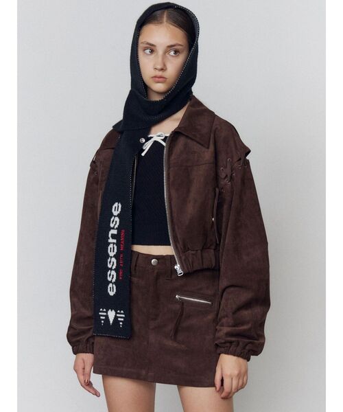 EMODA(エモダ)の「フェイクスエードミニスカート(スカート・レディース・ブラウン/ブラック・SMALL/MEDIUM)」の11枚目の写真