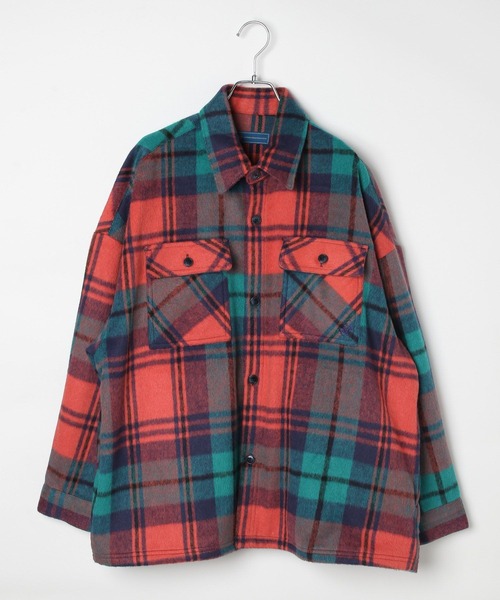 BEVERLY HILLS POLO CLUB（ビバリーヒルズポロクラブ）の「【BEVERLY HILLS POLO CLUB】シャギーCPOジャケット（その他アウター・レディース・ブラウン/レッド/グレー・FREE）」の17枚目の写真