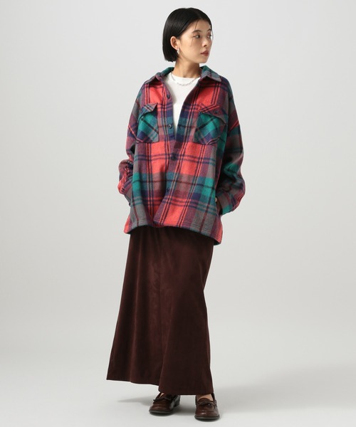 BEVERLY HILLS POLO CLUB（ビバリーヒルズポロクラブ）の「【BEVERLY HILLS POLO CLUB】シャギーCPOジャケット（その他アウター・レディース・ブラウン/レッド/グレー・FREE）」の9枚目の写真