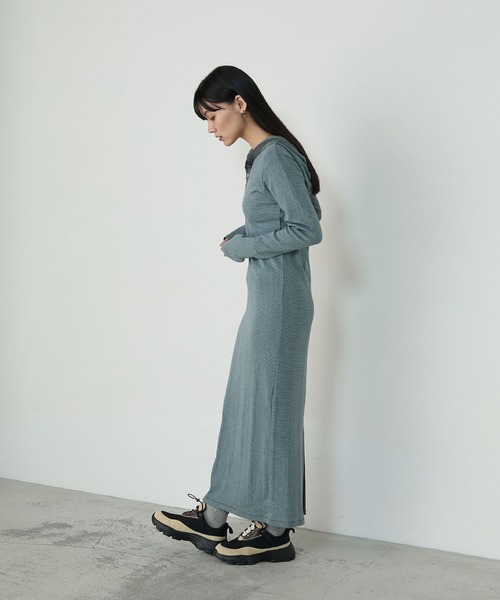 MILLER(ミラー)の「【forksy.】【Robert P. Miller/ ロバート ピー ミラー】フード付きヘンリーロングワンピース(ワンピース・レディース・グレー系/レッド系/ブラウン系・FREE)」の21枚目の写真