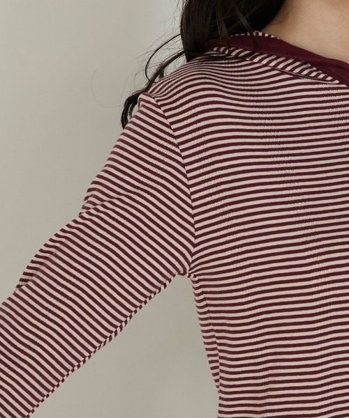 MILLER(ミラー)の「【forksy.】【Robert P. Miller/ ロバート ピー ミラー】フード付きヘンリーロングワンピース(ワンピース・レディース・グレー系/レッド系/ブラウン系・FREE)」の4枚目の写真