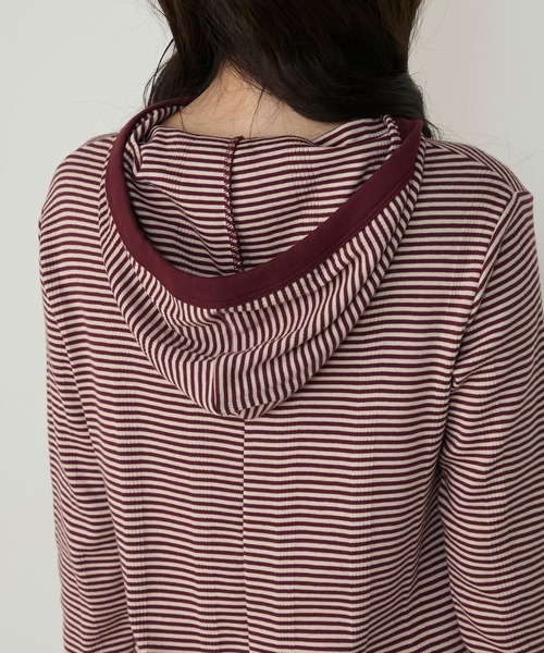 MILLER(ミラー)の「【forksy.】【Robert P. Miller/ ロバート ピー ミラー】フード付きヘンリーロングワンピース(ワンピース・レディース・グレー系/レッド系/ブラウン系・FREE)」の9枚目の写真