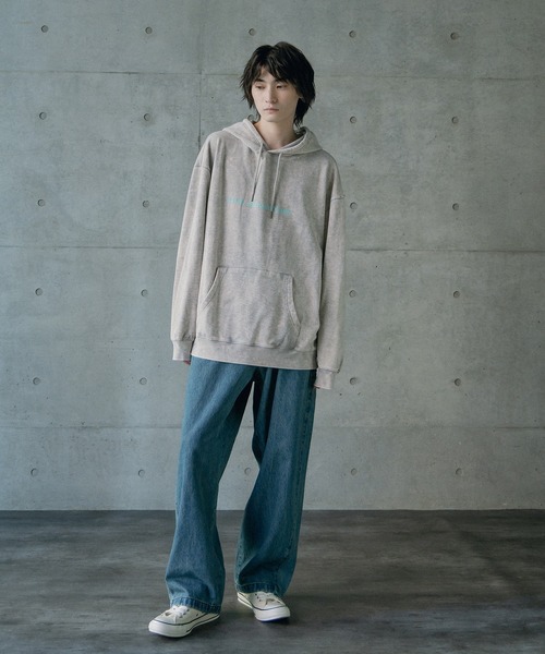 RATTLE TRAP（ラトルトラップ）の「441HZ立体プリントロゴ加工フーディ（パーカー・メンズ・ブラック/グレー・L/M）」の7枚目の写真