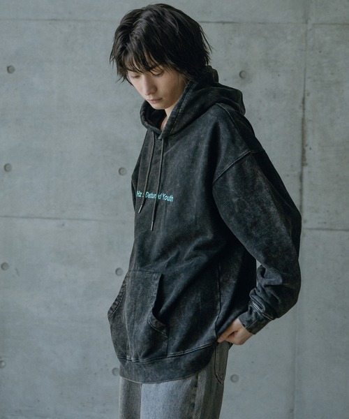 RATTLE TRAP（ラトルトラップ）の「441HZ立体プリントロゴ加工フーディ（パーカー・メンズ・ブラック/グレー・L/M）」の22枚目の写真