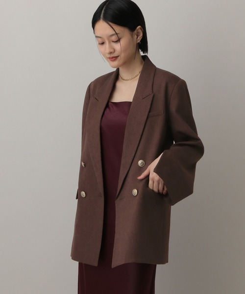 セール】Wライクテーラードスリットジャケット（テーラードジャケット