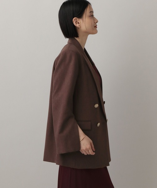 セール】Wライクテーラードスリットジャケット（テーラードジャケット