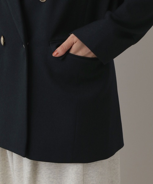 Wライクテーラードスリットジャケット（テーラードジャケット）｜A