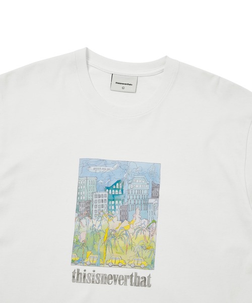 thisisneverthat(ディスイズネバーザット)の「City & Park Tee(Tシャツ/カットソー・メンズ・ホワイト/ダークグレー・XL/L/M/S)」の3枚目の写真