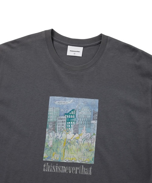 thisisneverthat(ディスイズネバーザット)の「City & Park Tee(Tシャツ/カットソー・メンズ・ホワイト/ダークグレー・XL/L/M/S)」の5枚目の写真