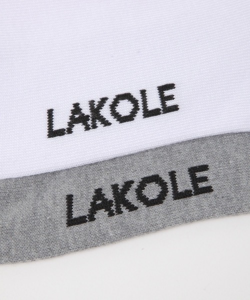 LAKOLE(ラコレ)の「ジャストモチーフソックス / 581597(ソックス/靴下・メンズ・ホワイト/グレー/ブラック・FREE)」の9枚目の写真