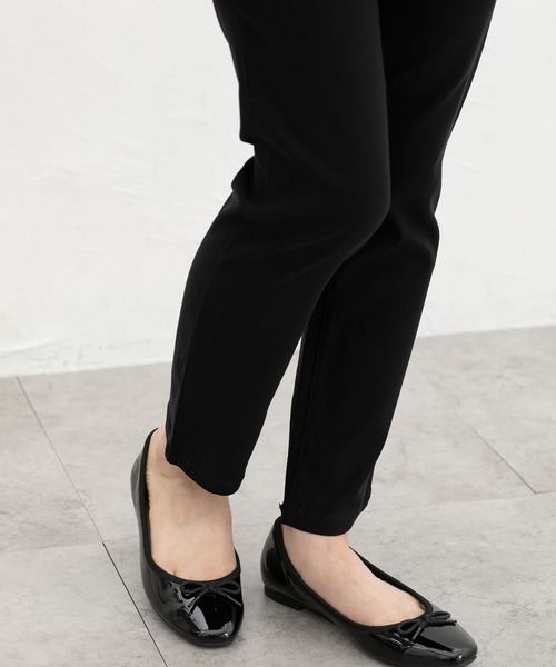Honeys(ハニーズ)の「【抗菌防臭】ストレッチパギンス(股下66cm)(その他パンツ・レディース・ブラック/ダークカーキ・S/M/LL/L)」の17枚目の写真