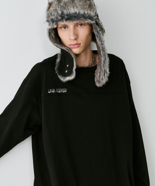 AIVER（アイバー）の「AIVER　30/2ウォッシュ天竺フットボールL/S TEE（Tシャツ/カットソー・メンズ・ブラック/ナチュラル/ホワイト・SMALL/MEDIUM/LARGE）」の20枚目の写真