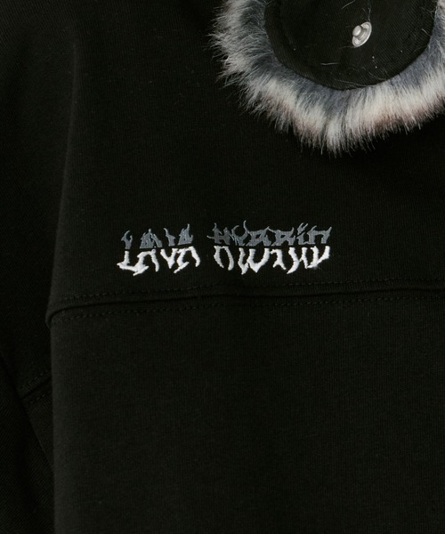 AIVER（アイバー）の「AIVER　30/2ウォッシュ天竺フットボールL/S TEE（Tシャツ/カットソー・メンズ・ブラック/ナチュラル/ホワイト・SMALL/MEDIUM/LARGE）」の21枚目の写真