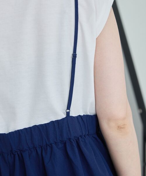 AMERICAN HOLIC（アメリカンホリック）の「【2点SET】Tシャツ+キャミワンピース（ワンピース・レディース・ブラック/ネイビー・L/M）」の17枚目の写真