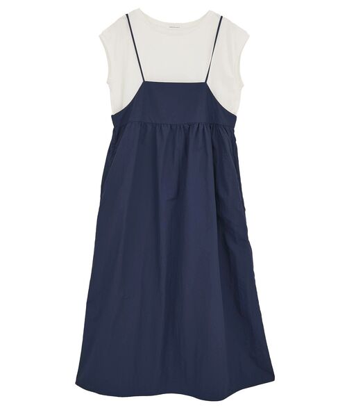 AMERICAN HOLIC（アメリカンホリック）の「【2点SET】Tシャツ+キャミワンピース（ワンピース・レディース・ブラック/ネイビー・L/M）」の18枚目の写真