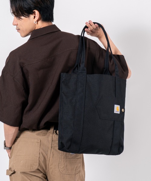 Carhartt（カーハート）の「【CARHARTT】トートバッグ　ユニセックス（トートバッグ・メンズ・ブラウン/ブラック・FREE）」の11枚目の写真