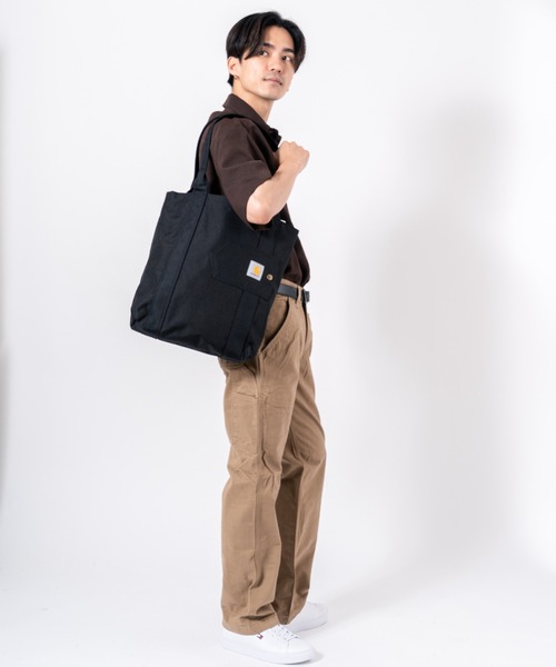 Carhartt（カーハート）の「【CARHARTT】トートバッグ　ユニセックス（トートバッグ・メンズ・ブラウン/ブラック・FREE）」の13枚目の写真