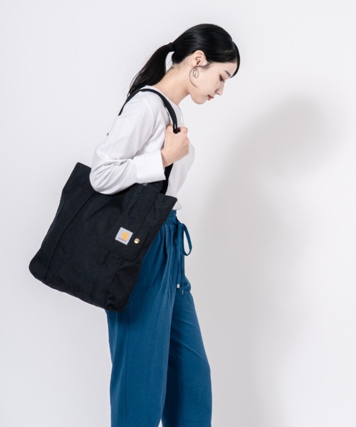Carhartt（カーハート）の「【CARHARTT】トートバッグ　ユニセックス（トートバッグ・メンズ・ブラウン/ブラック・FREE）」の7枚目の写真